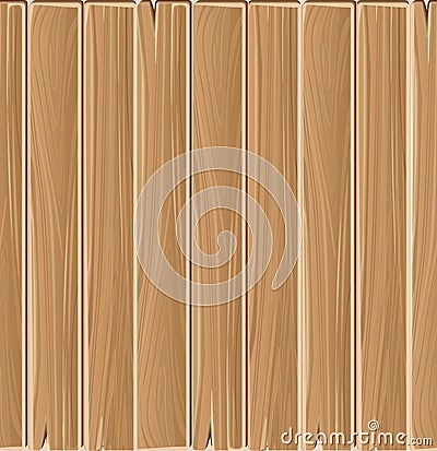 Wooden planks board vector seamless pattern Vector Illustration