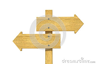 Wooden pointer Stock Photo