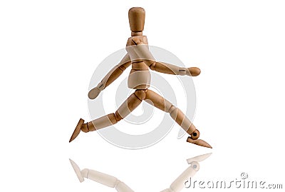 Wooden puppet Stock Photo