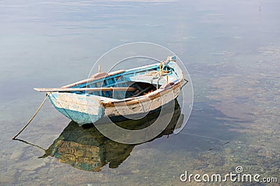 Wooden Row Boat Royalty Free Stock Photography - Image 