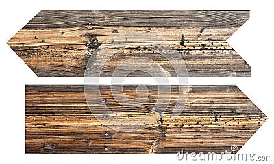 Wooden signs Stock Photo