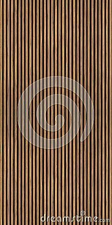 Natural wood lath line arrange pattern texture background Stock Photo