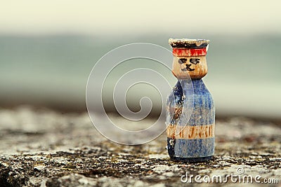 Wooden soldier Stock Photo
