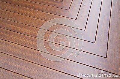 Wooden solid floor Stock Photo