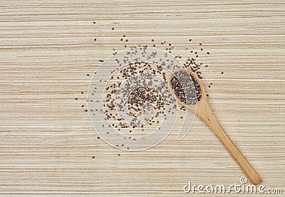 Chia seeds Stock Photo