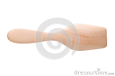 wooden spoon isolated on a white background Stock Photo