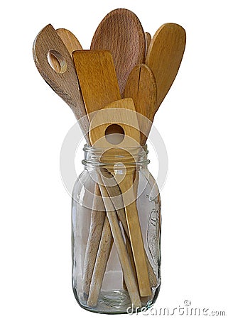 Wooden Spoons Stock Photo