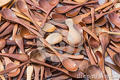 Wooden spoons Stock Photo