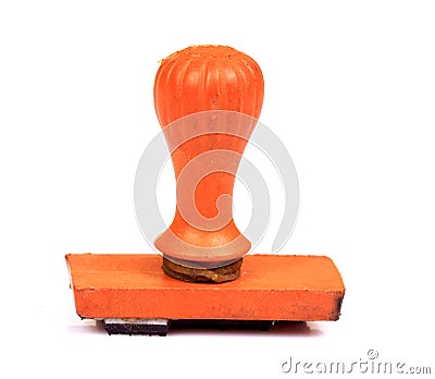 Wooden stamp Stock Photo