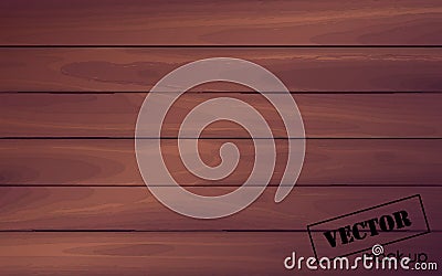 The wooden surface. red board. imitation wood. mock up Cartoon Illustration