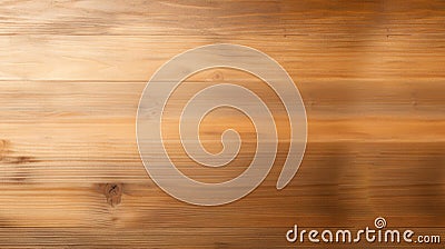 wooden table background. background of barrel shape, free, empty, space. generative ai Stock Photo