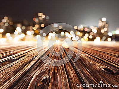 Wooden Table Background Stock Photo