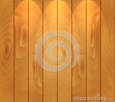 Wooden template Lamp lights Vector Illustration