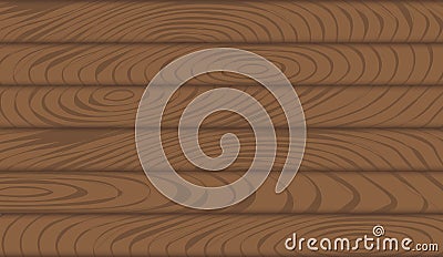 Wooden texture of the boards. Wooden background. Vector Illustration