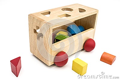 Wooden toy Stock Photo