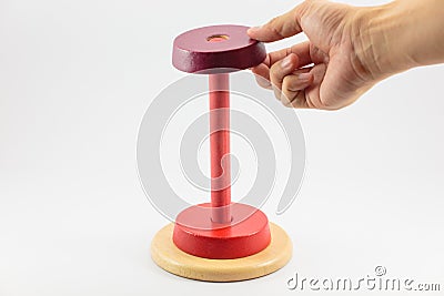 Wooden toy Stock Photo