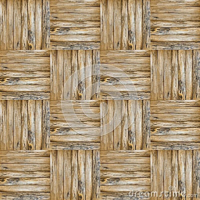 Wooden weave texture Stock Photo