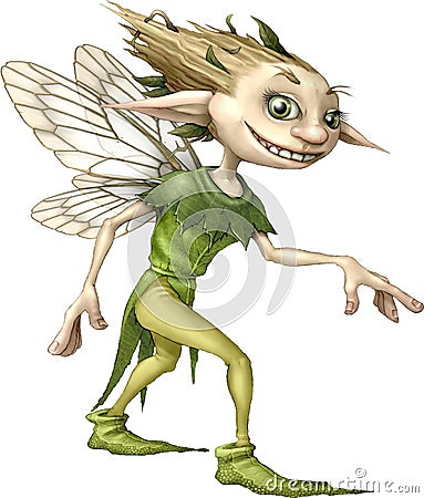 Woodland Pixie Stock Photo