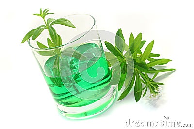 Woodruff sherbet Stock Photo