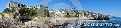 Woods Cove, Laguna Beach, California. Editorial Stock Photo