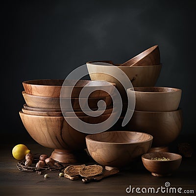 Woodturning in Functional Objects Showcase Image Stock Photo