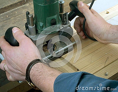 Woodworker Stock Photo