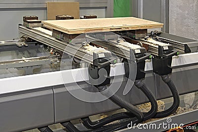 Woodworking Machine Stock Photo