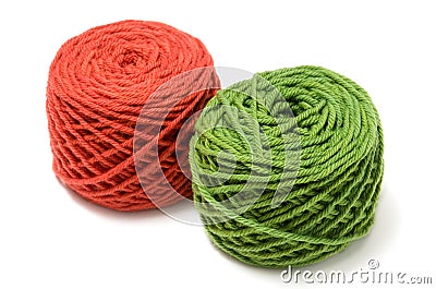 Wool ball Stock Photo