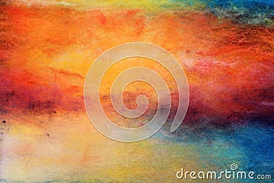 Wool Painting Stock Photo