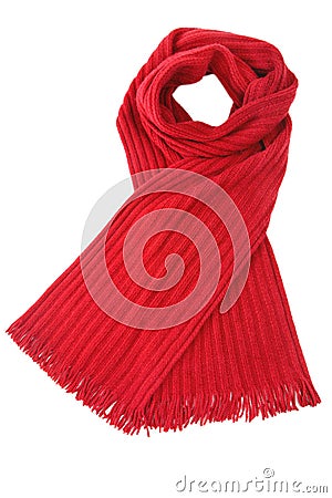 Wool scarf Stock Photo