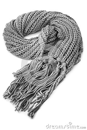 Wool scarf Stock Photo