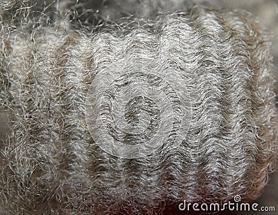 Wool staple Stock Photo