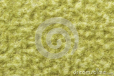 Wool texture background, macro of green woolen fabric, hairy flu Stock Photo