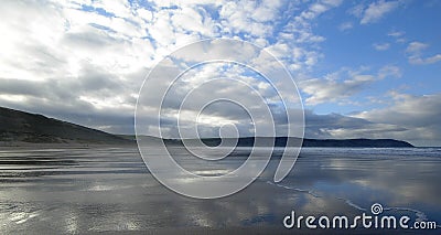 Woolacombe Beach Stock Photo