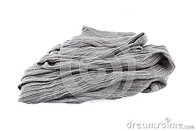 Woolen scarf isolated on white background Stock Photo