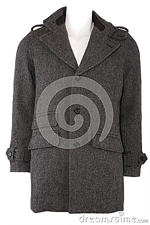 Woolen winter coat Stock Photo