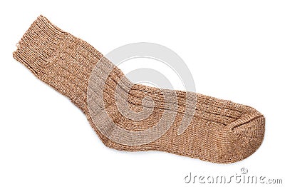 Woollen Sock Stock Photo