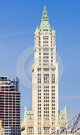 Woolworth building Stock Photo