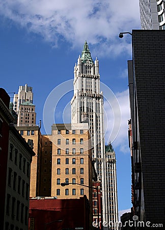 Woolworth Building Stock Photo