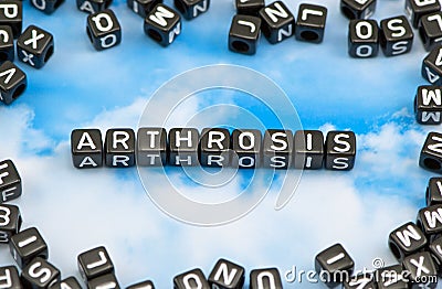 The word arthrosis Stock Photo