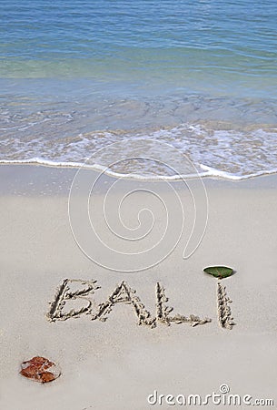 Beach of Bali Stock Photo