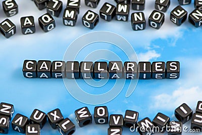 The word Capillaries Stock Photo