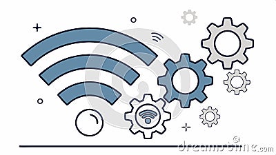 Word document icon, text file symbol and digital document representation vector design Generative AI Vector Illustration