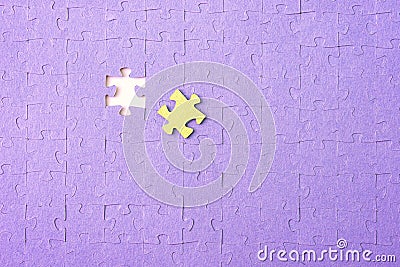The word finish on missing puzzle piece. finish or complete a task concept. solving a complex problem Stock Photo