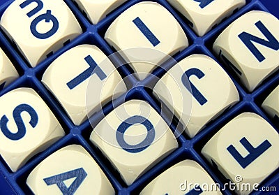 Word game Stock Photo