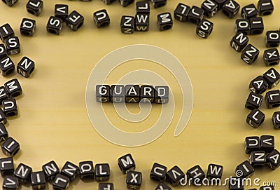 The word guard Stock Photo