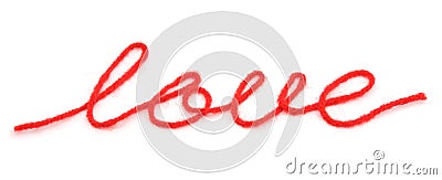 Word 'love' Stock Photo