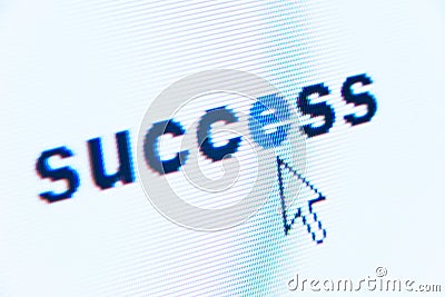 Word success Stock Photo
