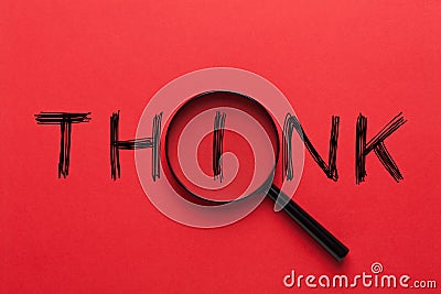 Word Think Concept Stock Photo