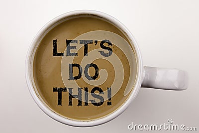 Word, writing Human Trafficking text in coffee in cup Business concept for Encouragement Initiate Saying on white background with Stock Photo